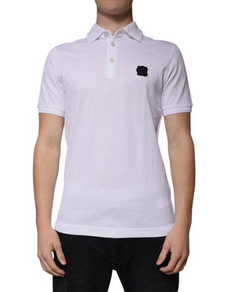 Dolce & Gabbana White Collared Short Sleeves Polo T-shirt Dolce & Gabbana White Collared Short Sleeves Polo T-shirt