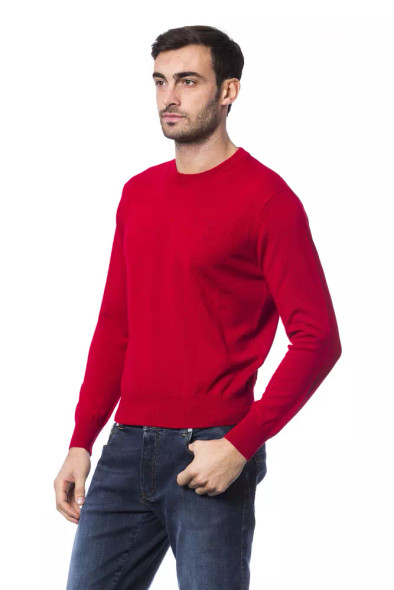 Red Merino Wool Men Sweater Red Merino Wool Men Sweater