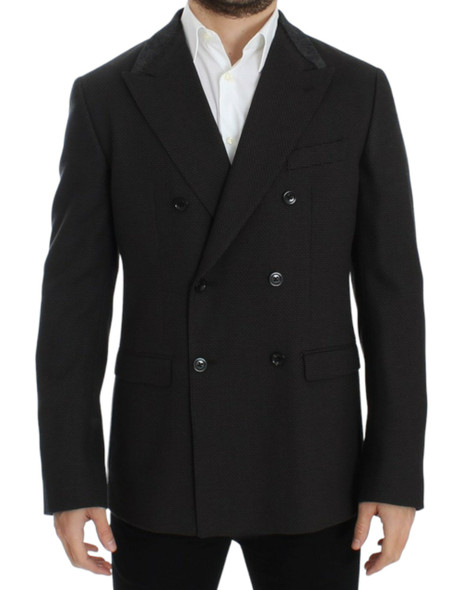 Brown wool slim fit blazer Brown wool slim fit blazer