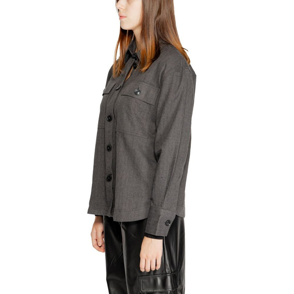 Black Recycled Cotton Shirt Black Recycled Cotton Shirt