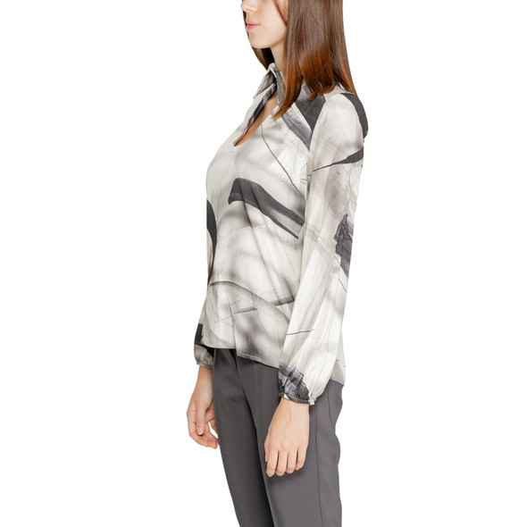 Gray Viscose Blouse Gray Viscose Blouse