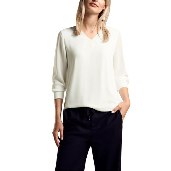 Street One White Viscose Blouse Street One White Viscose Blouse