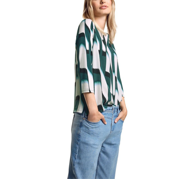 Green Viscose Blouse ST15165500150RO Green Viscose Blouse ST15165500150RO