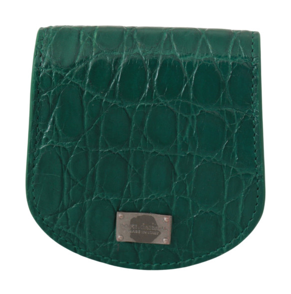 Green Exotic Skins Condom Case Holder Wallet Green Exotic Skins Condom Case Holder Wallet