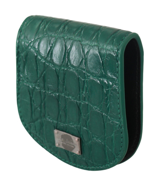 Green Exotic Skins Condom Case Holder Wallet Green Exotic Skins Condom Case Holder Wallet