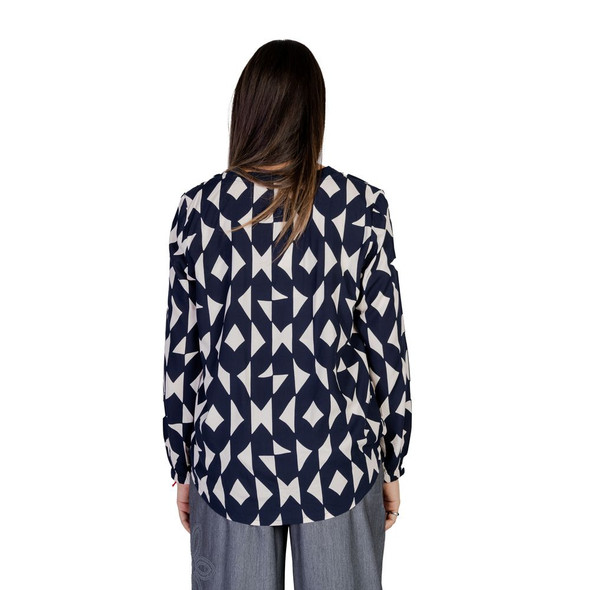 Blue Viscose Blouse Blue Viscose Blouse