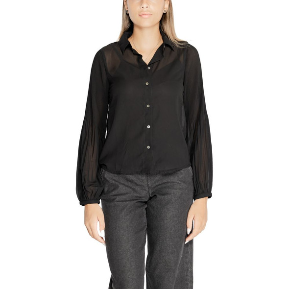 Black Recycled Polyester Shirt Black Recycled Polyester Shirt