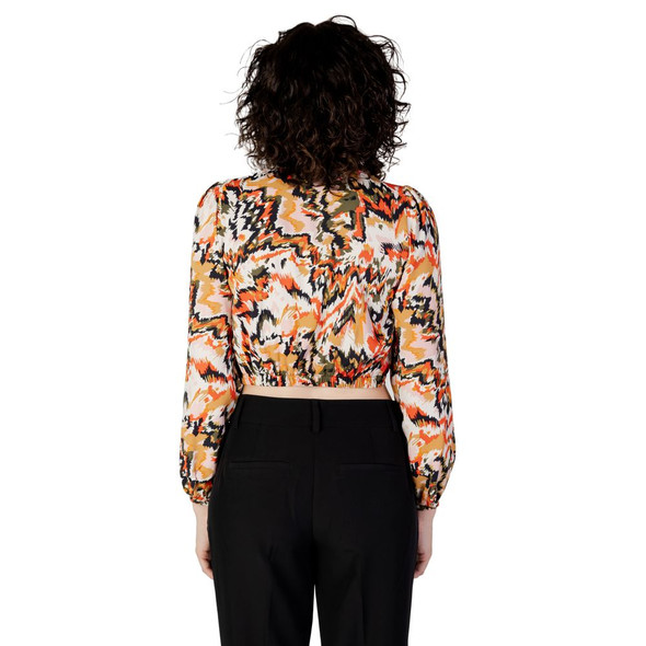 Orange Polyester Blouse Orange Polyester Blouse