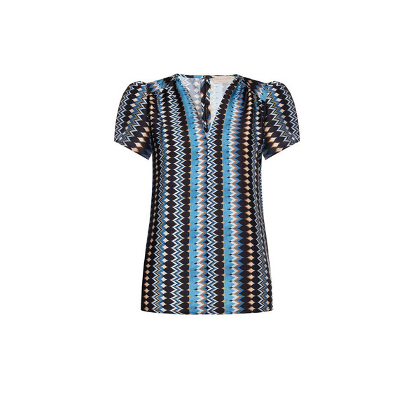 Turquoise Polyester Blouse Turquoise Polyester Blouse