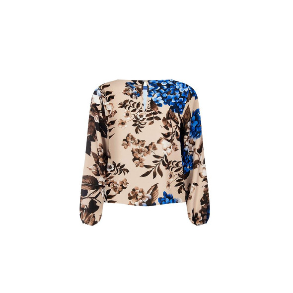 Blue Polyester Blouse RI12022000126RO Blue Polyester Blouse RI12022000126RO