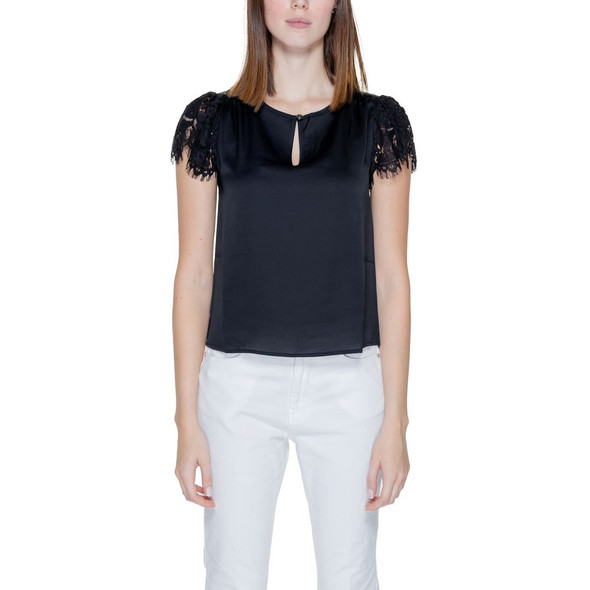 Black Polyester Blouse GU13238800009RO Black Polyester Blouse GU13238800009RO