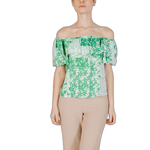 Green Viscose Blouse DE13288400148RO Green Viscose Blouse DE13288400148RO