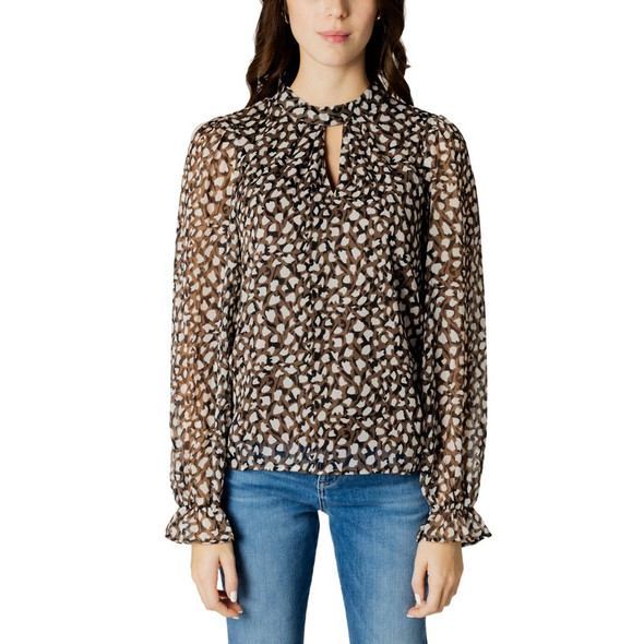 Vila Clothes Black Recycled Polyester Blouse Vila Clothes Black Recycled Polyester Blouse