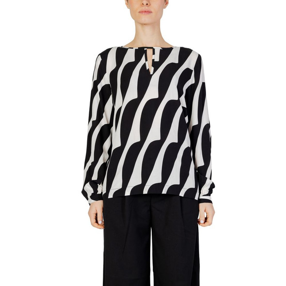 Street One Black Viscose Blouse Street One Black Viscose Blouse