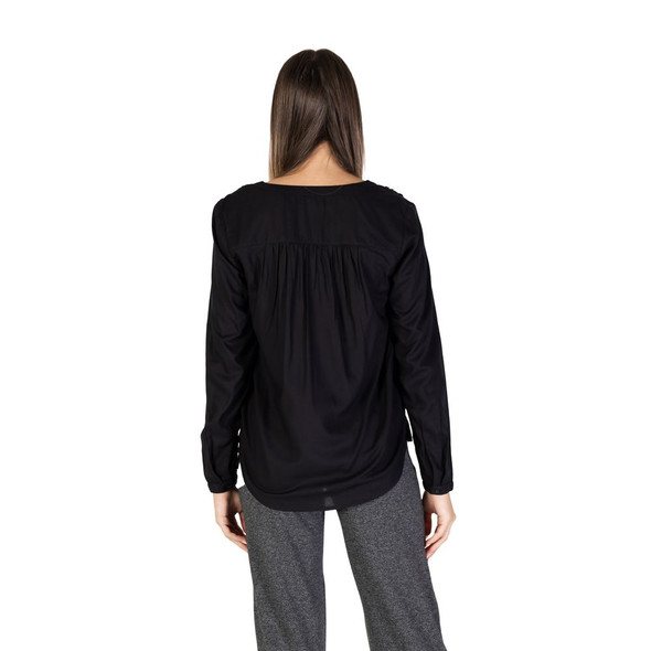 Street One Black Viscose Blouse ST13527400009RO Street One Black Viscose Blouse ST13527400009RO