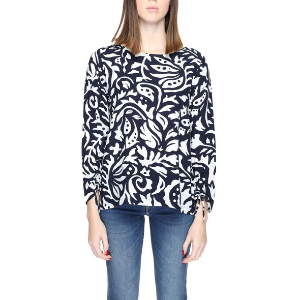 Blue Viscose Blouse ST14090300128RO Blue Viscose Blouse ST14090300128RO
