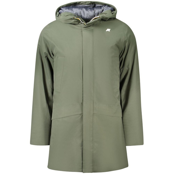 K-WAY Green Polyester Men Jacket K-WAY Green Polyester Men Jacket