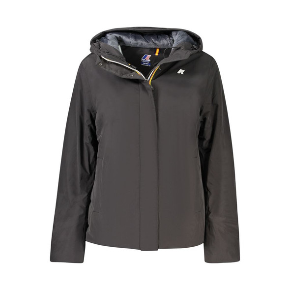 Black Polyamide Women Jacket KW-34137 Black Polyamide Women Jacket KW-34137