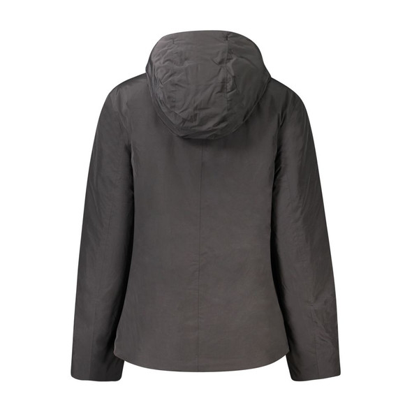 Black Polyamide Women Jacket KW-34137 Black Polyamide Women Jacket KW-34137
