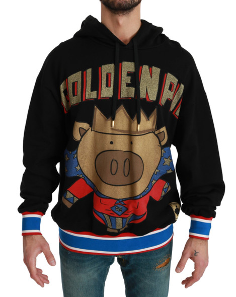 Black Sweater Pig of the Year Hooded Black Sweater Pig of the Year Hooded