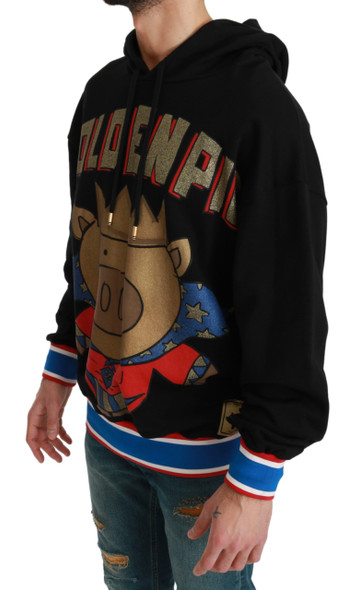 Black Sweater Pig of the Year Hooded Black Sweater Pig of the Year Hooded