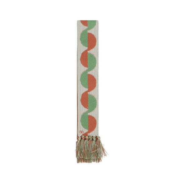 Geometric jacquard pattern Scarf Geometric jacquard pattern Scarf