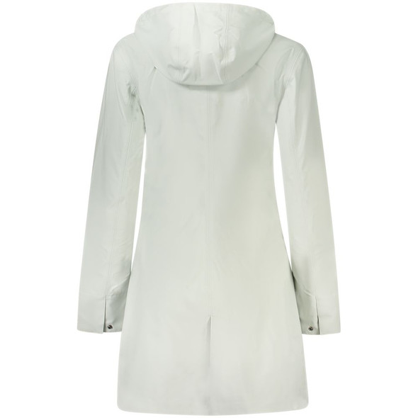 K-WAY Green Polyester Women Coat K-WAY Green Polyester Women Coat