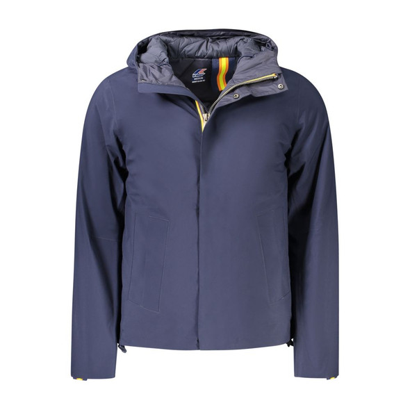 K-WAY Blue Polyester Mens Jacket K-WAY Blue Polyester Mens Jacket