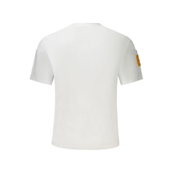 K-WAY White Cotton Men T-Shirt K-WAY White Cotton Men T-Shirt