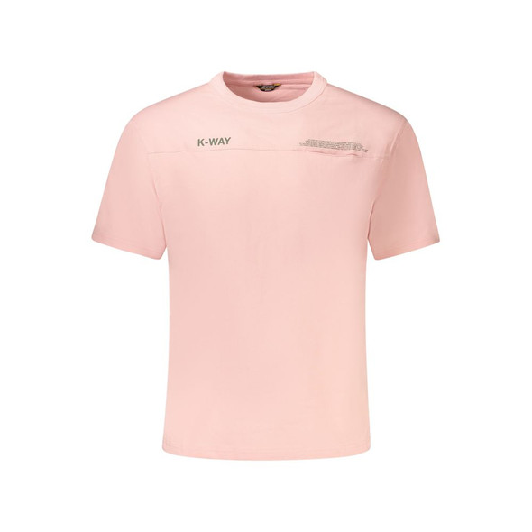 Pink Cotton Men T-Shirt Pink Cotton Men T-Shirt