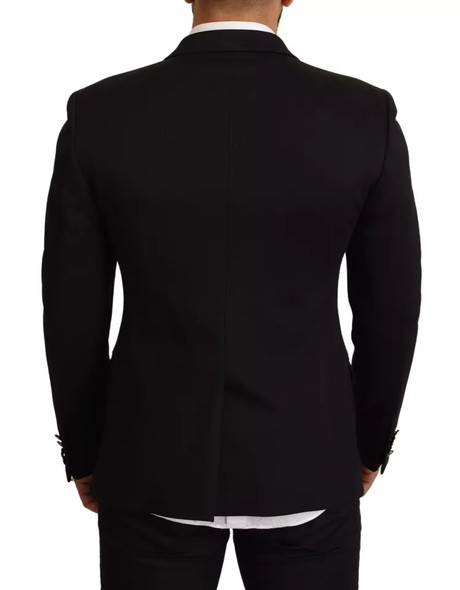 Black Cotton Slim Fit Coat Blazer Jacket Black Cotton Slim Fit Coat Blazer Jacket