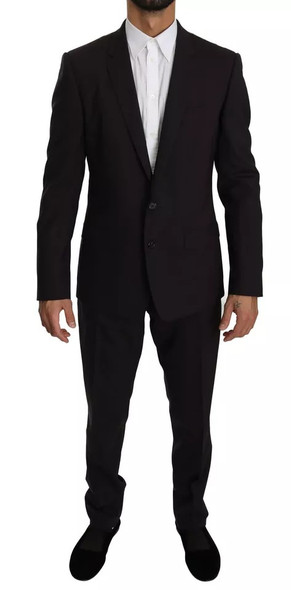 Dolce & Gabbana Purple MARTINI Wool Stretch 2 Piece Suit Dolce & Gabbana Purple MARTINI Wool Stretch 2 Piece Suit
