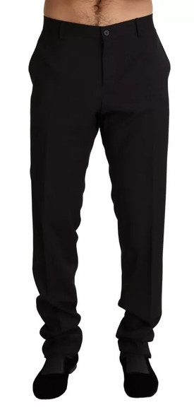 Dolce & Gabbana Black Dress Formal Skinny Pants Dolce & Gabbana Black Dress Formal Skinny Pants