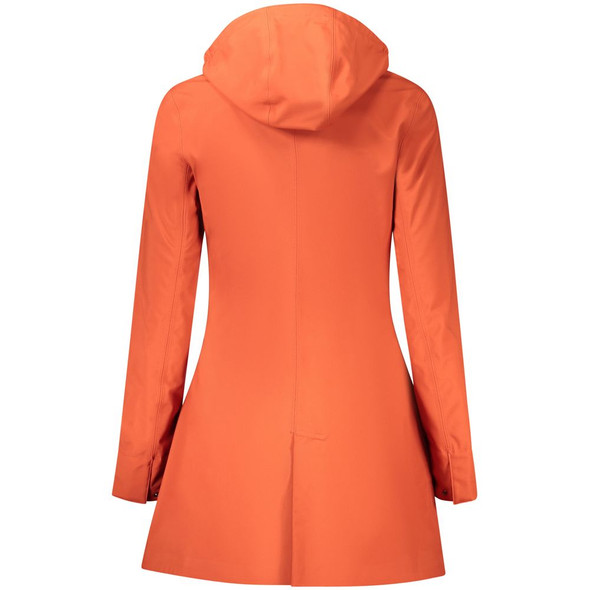 K-WAY Red Polyester Women Coat K-WAY Red Polyester Women Coat