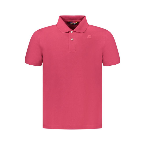 K-WAY Pink Cotton Men Polo Shirt K-WAY Pink Cotton Men Polo Shirt