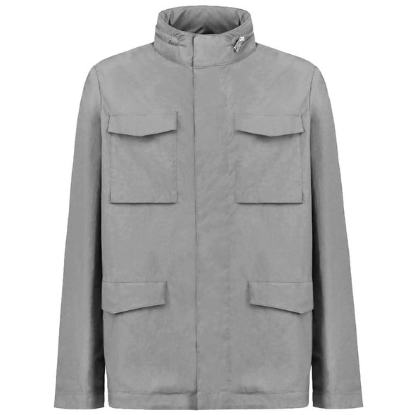 Gray Cotton Jacket PE-14512 Gray Cotton Jacket PE-14512