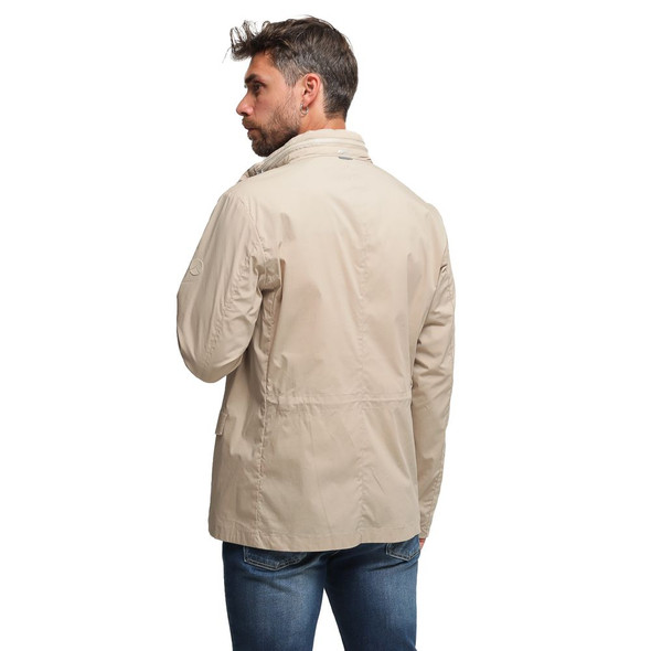 Beige Cotton Jacket PE-14514 Beige Cotton Jacket PE-14514