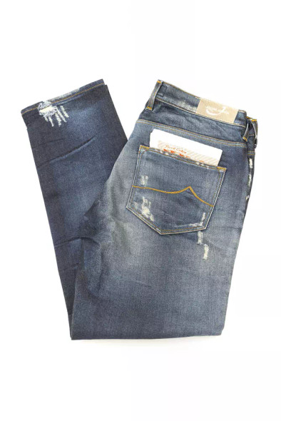 Jacob Cohen Blue Cotton Women's Jean Jacob Cohen Blue Cotton Women's Jean