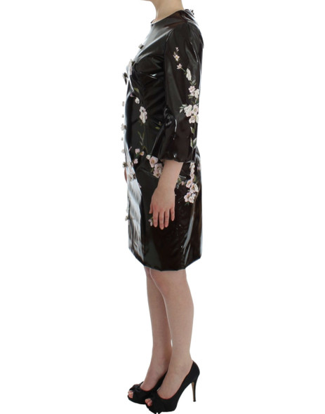 Dolce & Gabbana Black floral 3/4 Sleeve sheath dress Dolce & Gabbana Black floral 3/4 Sleeve sheath dress