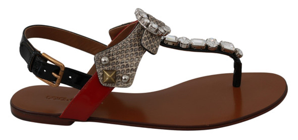 Leather Ayers Crystal Sandals Flip Flops Shoes Leather Ayers Crystal Sandals Flip Flops Shoes