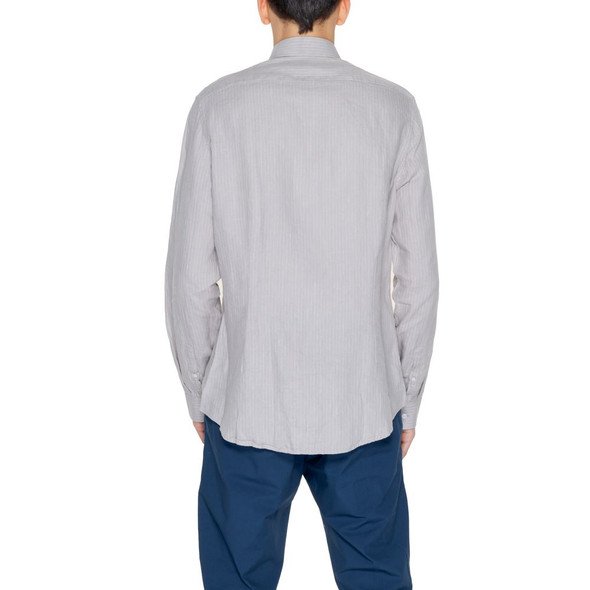 Beige Linen Shirt CA13226100127RO Beige Linen Shirt CA13226100127RO