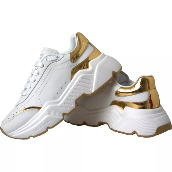 White Gold DAYMASTER Leather Sneakers Men Shoes White Gold DAYMASTER Leather Sneakers Men Shoes