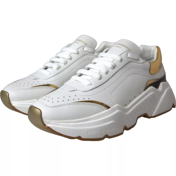 White Gold DAYMASTER Leather Sneakers Men Shoes White Gold DAYMASTER Leather Sneakers Men Shoes