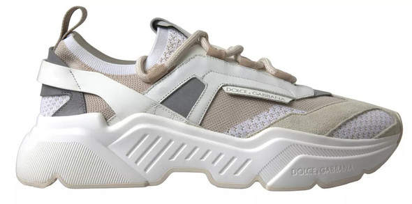 White Beige Leather Sport DAYMASTER Shoes Sneakers White Beige Leather Sport DAYMASTER Shoes Sneakers