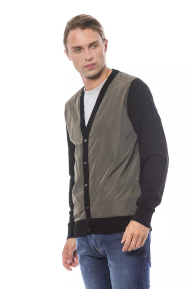 Multicolor Wool Men Cardigan Multicolor Wool Men Cardigan