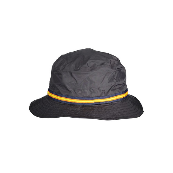 Black Polyamide Men Hat Black Polyamide Men Hat