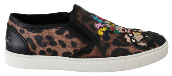 Dolce & Gabbana Leather Leopard #dgfamily Loafers Shoes LA6525 Dolce & Gabbana Leather Leopard #dgfamily Loafers Shoes LA6525