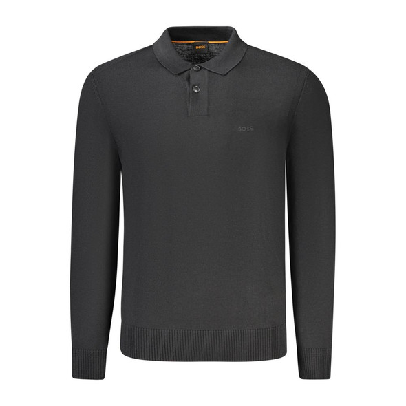 Hugo Boss Black Wool Men Sweater BO-34548 Hugo Boss Black Wool Men Sweater BO-34548