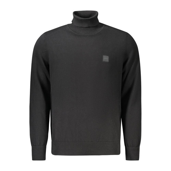 Hugo Boss Black Wool Men Sweater BO-34553 Hugo Boss Black Wool Men Sweater BO-34553