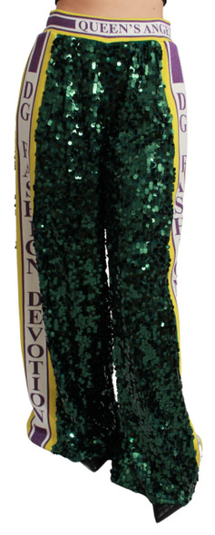 Green Sequin Trousers Queens Angel Pants Green Sequin Trousers Queens Angel Pants
